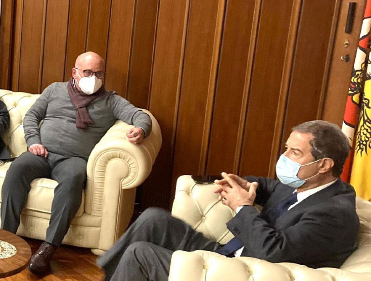 Musumeci-Federico, "abbiamo parlato di progetti": "Rapporti con Greco non c'entrano" - Federico ha incontrato Musumeci