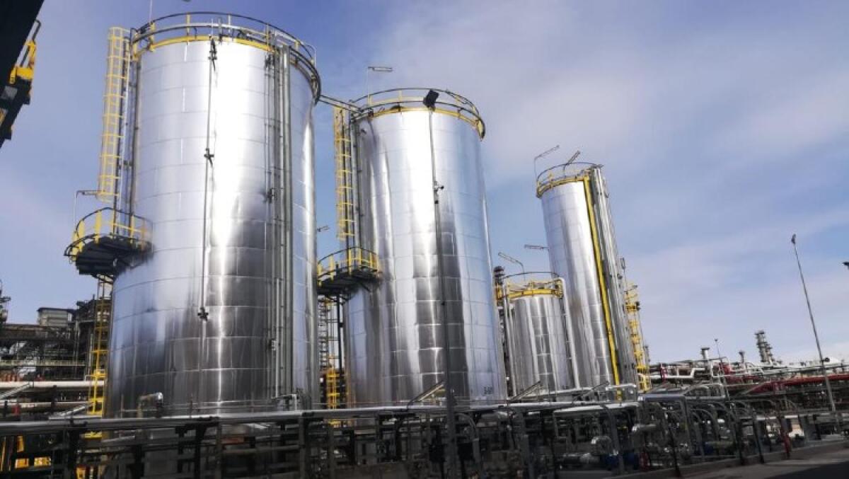 In raffineria parte Btu per le biomasse, "dal 2023 stop all'olio di palma" - L'impianto Btu di Eni all'interno della raffineria