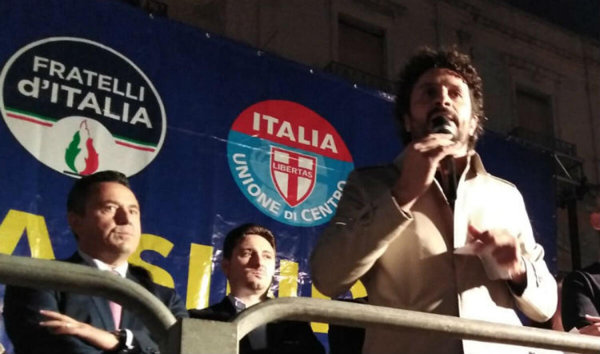 Contatti per tavolo centrodestra, Scerra: "Classe dirigente rinnovata basta divisioni" - Scerra durante le amministrative del 2019