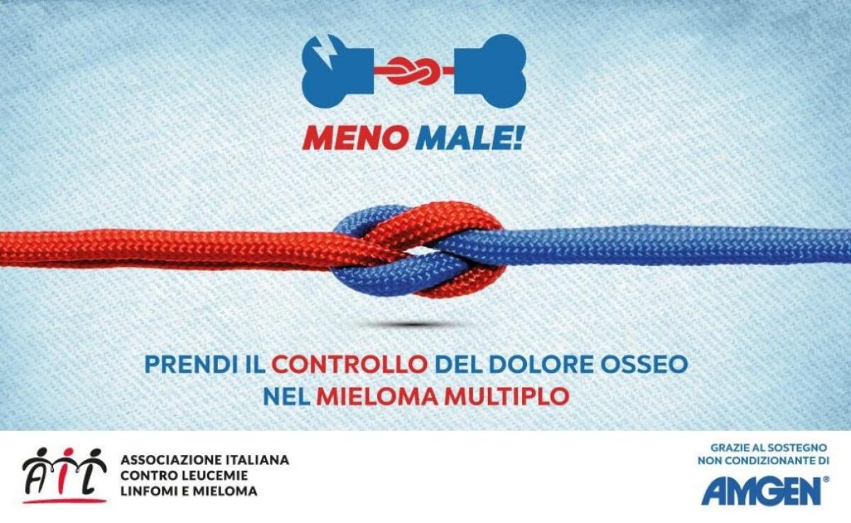 Mieloma Multiplo, Ail promuove la campagna “Meno Male!” - 