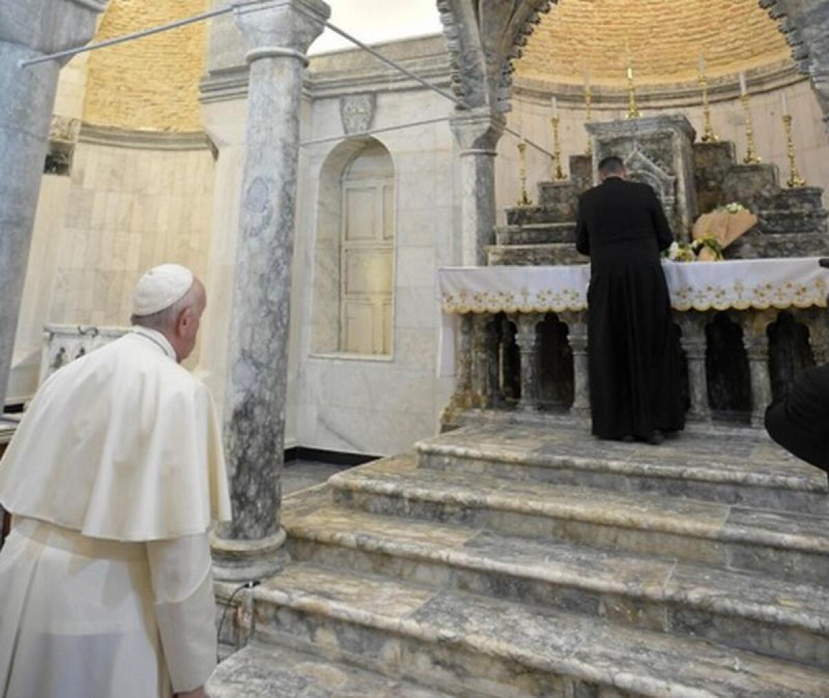 Papa in Iraq “terrorismo e morte non hanno l’ultima parola” - 