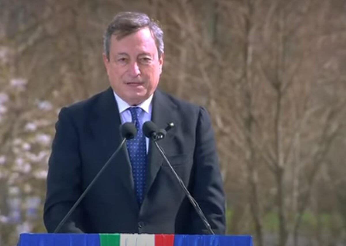 Draghi “Momento di unità, italiani vogliono ripartire” - 