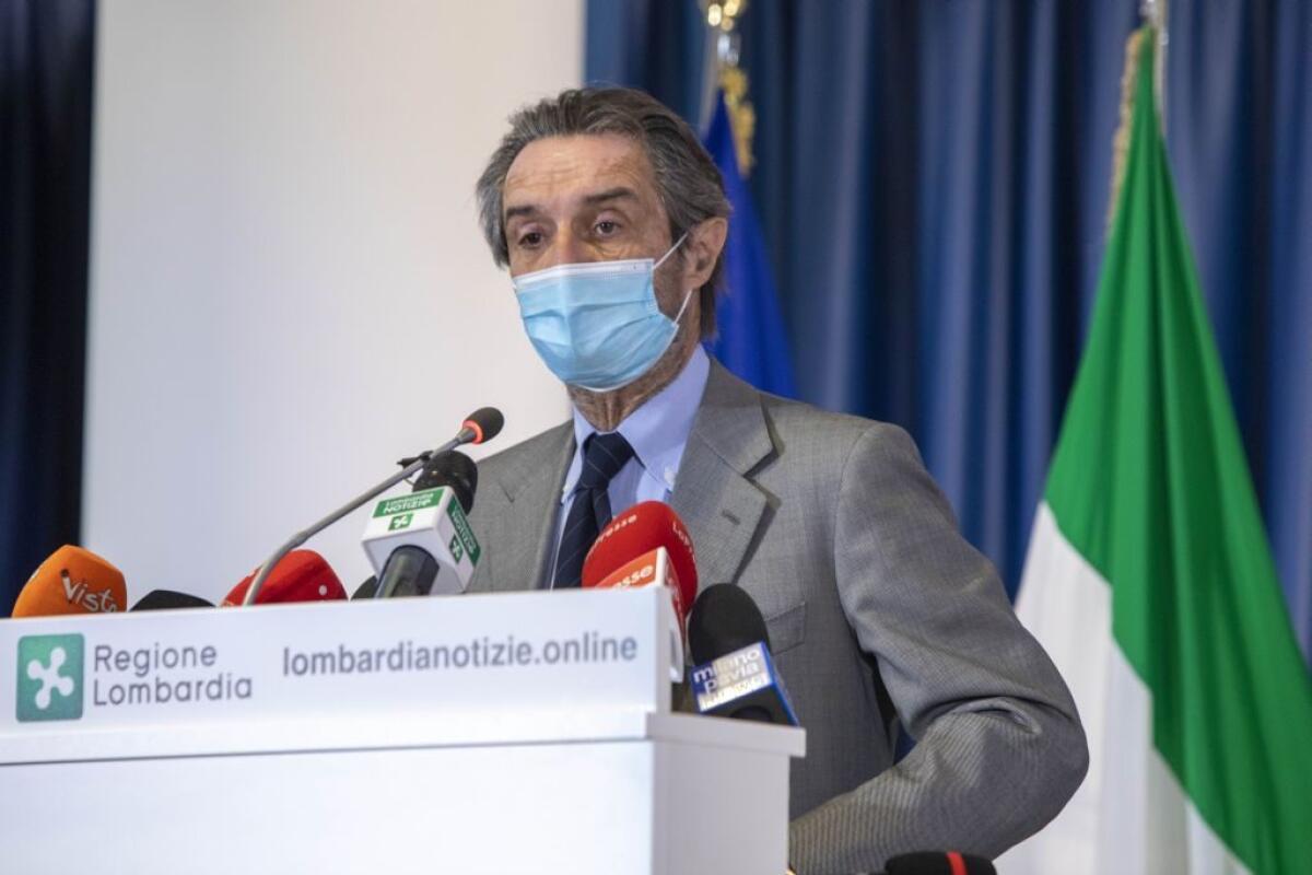 Vaccini in Lombardia, Fontana “Chiesto passo indietro a Cda Aria” - 
