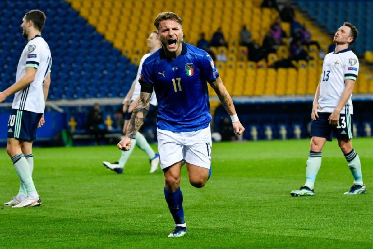 Italia-Irlanda del Nord 2-0, a segno Berardi e Immobile - 
