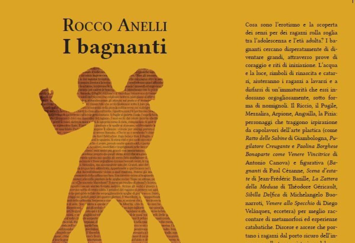 L’erotismo e la scoperta dei sensi, esce “I Bagnanti” di Rocco Anelli - 