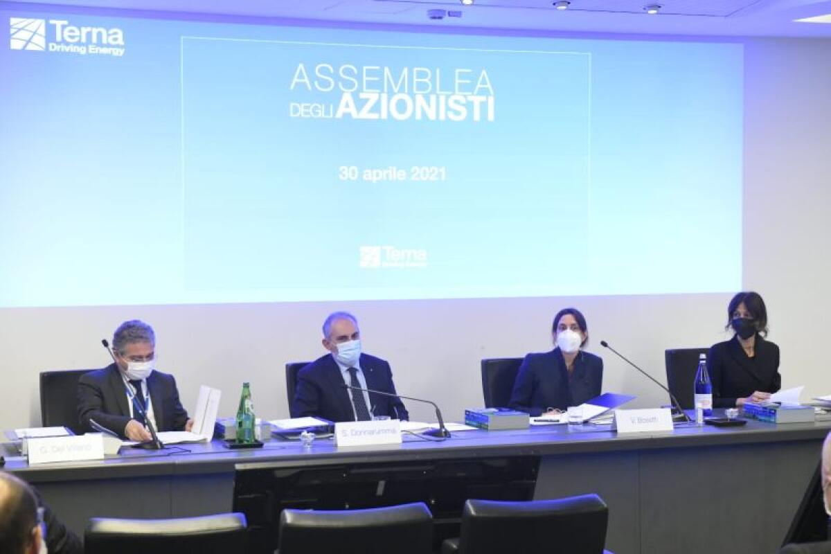 Terna, assemblea approva bilancio 2020 e dividendo - 