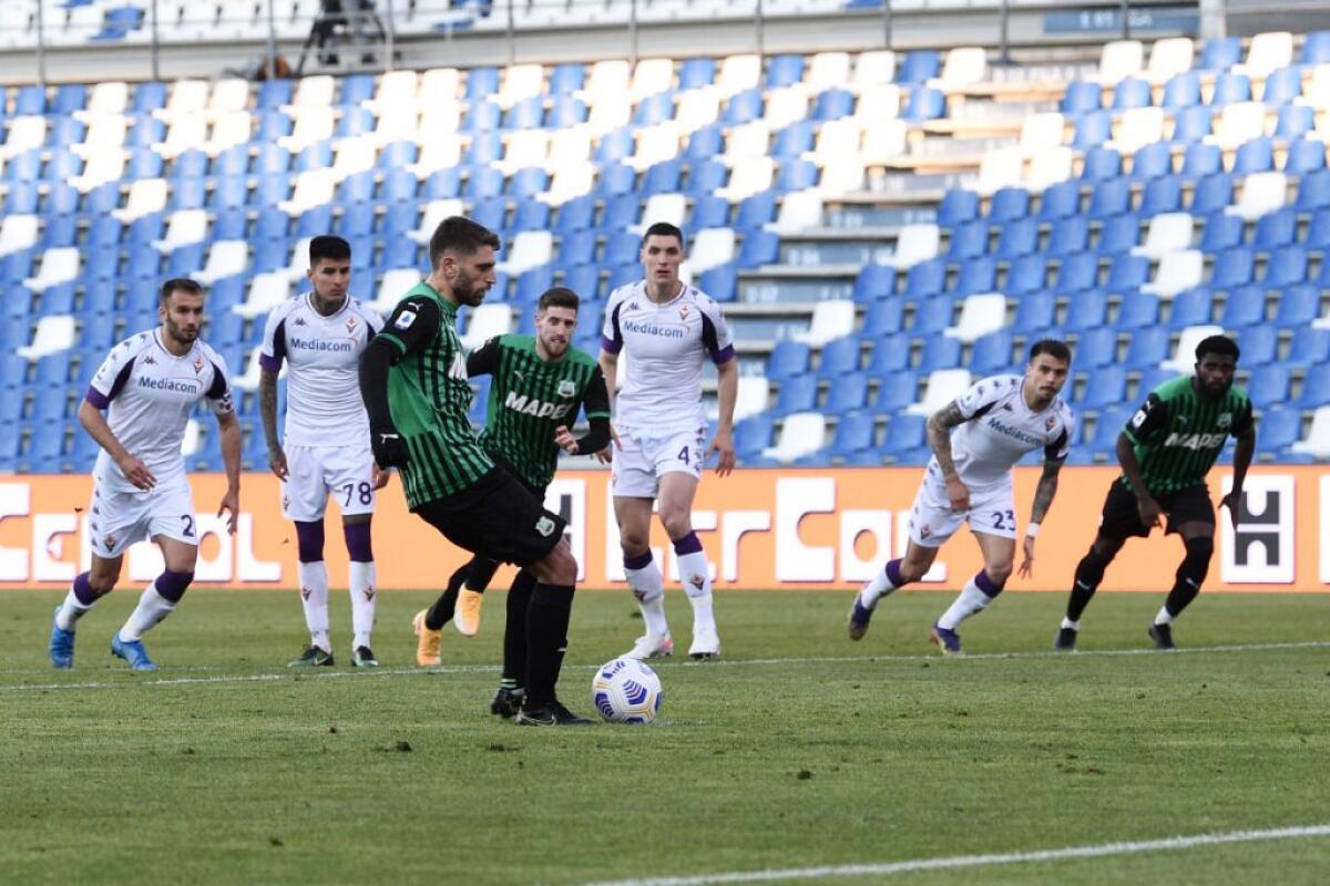 Sassuolo di rigore, 3-1 alla Fiorentina - 