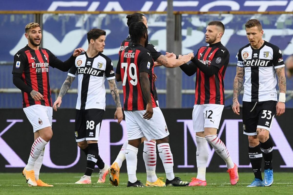 Rebic, Kessie e Leao, il Milan vince 3-1 a Parma - 