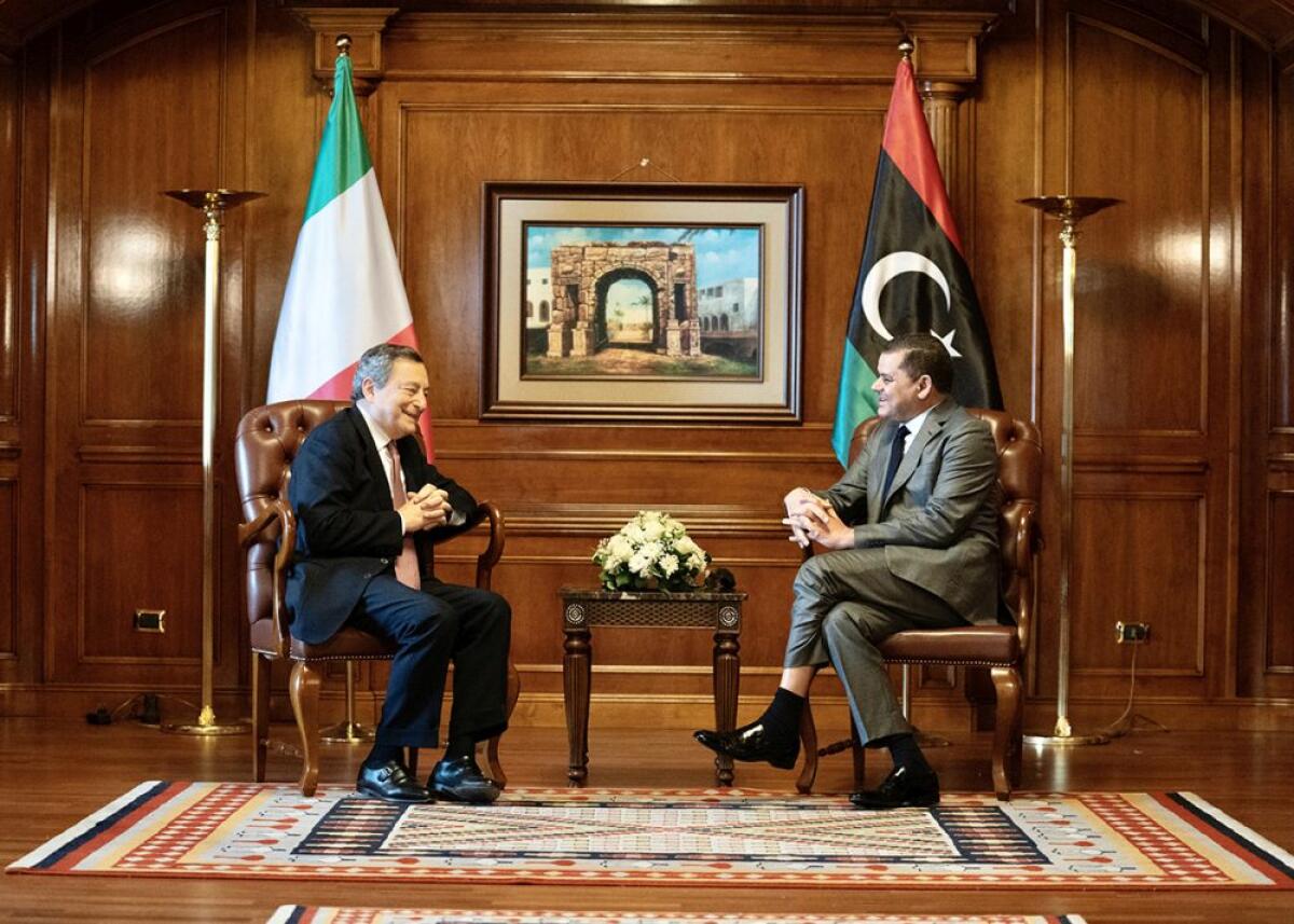 Draghi a Tripoli “In Libia c’è voglia di futuro” - 