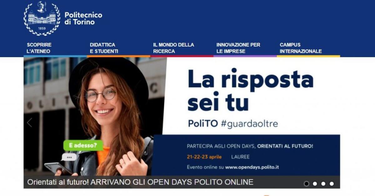 Il Politecnico di Torino apre le porte ai futuri studenti - 