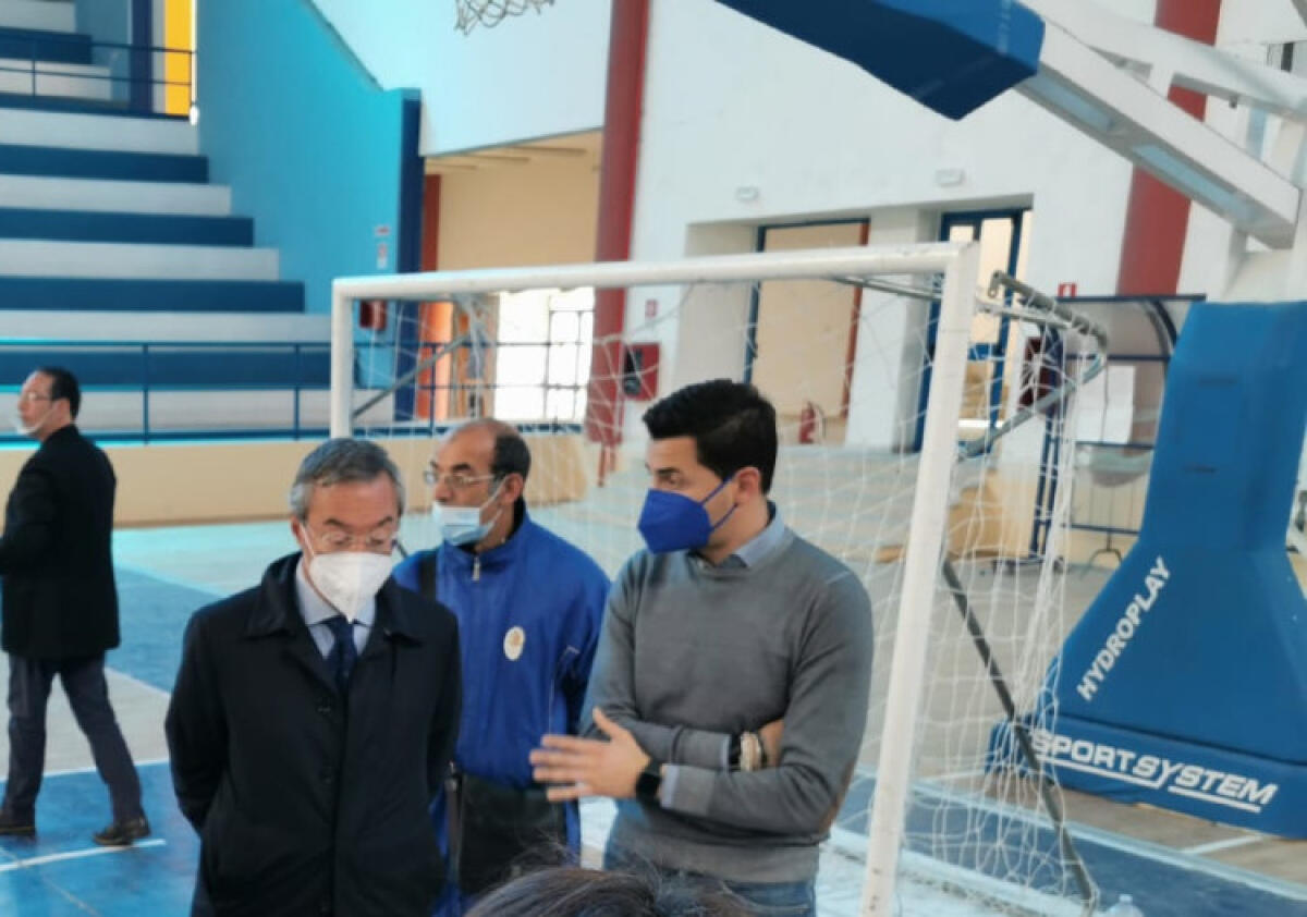 Hub vaccini al PalaCossiga, oggi un sopralluogo: Comune e Asp confermano scelta - Il sopralluogo della scorsa settimana nella struttura