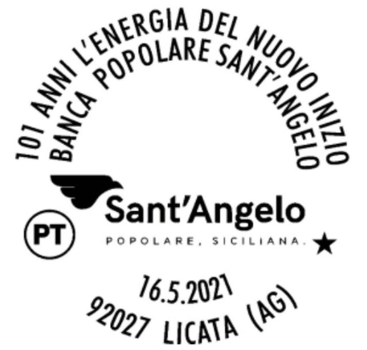 Banca Popolare Sant’Angelo, un annullo postale speciale per i 101 anni - 
