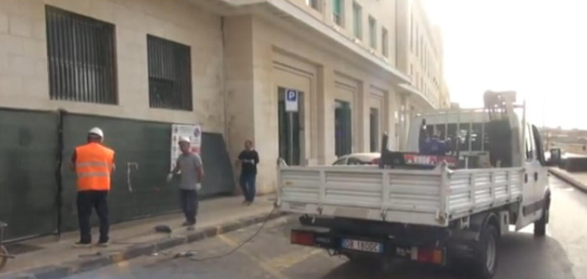 Approvato piano opere pubbliche, ci sono progetti "Patto per il Sud" e "Agenda Urbana" - Il cantiere di viale Mediterraneo