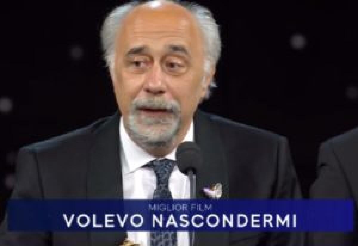 David Donatello per miglior film a “Volevo nascondermi” - 