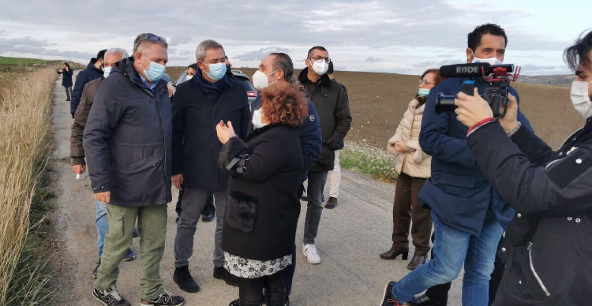 Butera tra siti per le scorie nucleari, relazione Regione: "E' escluso, non è adeguato" - Il sit-in di un anno fa nella zona individuata da Sogin