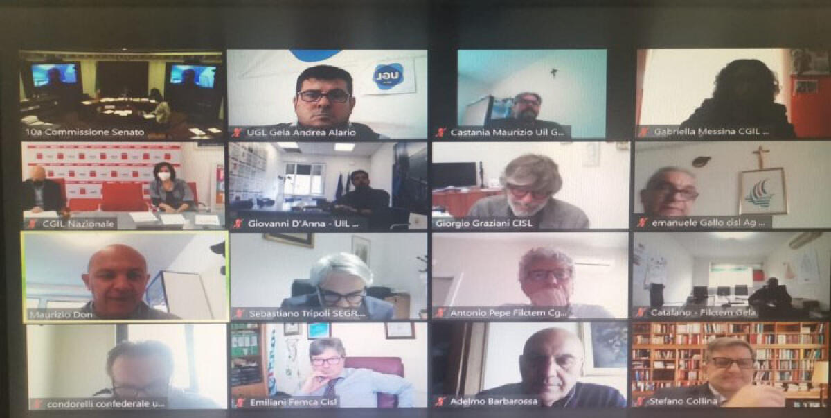 Area crisi, "ad oggi nessun risultato": un report di sindacati e Sicindustria al Senato - I sindacati e Sicindustria hanno partecipato alla seduta della commissione