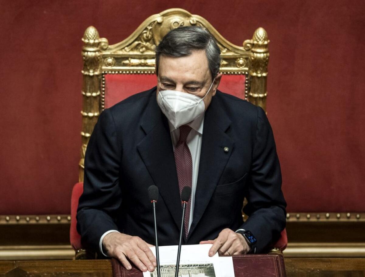 Draghi “Italia non è come dovrebbe essere, con Pnrr cambio di passo” -