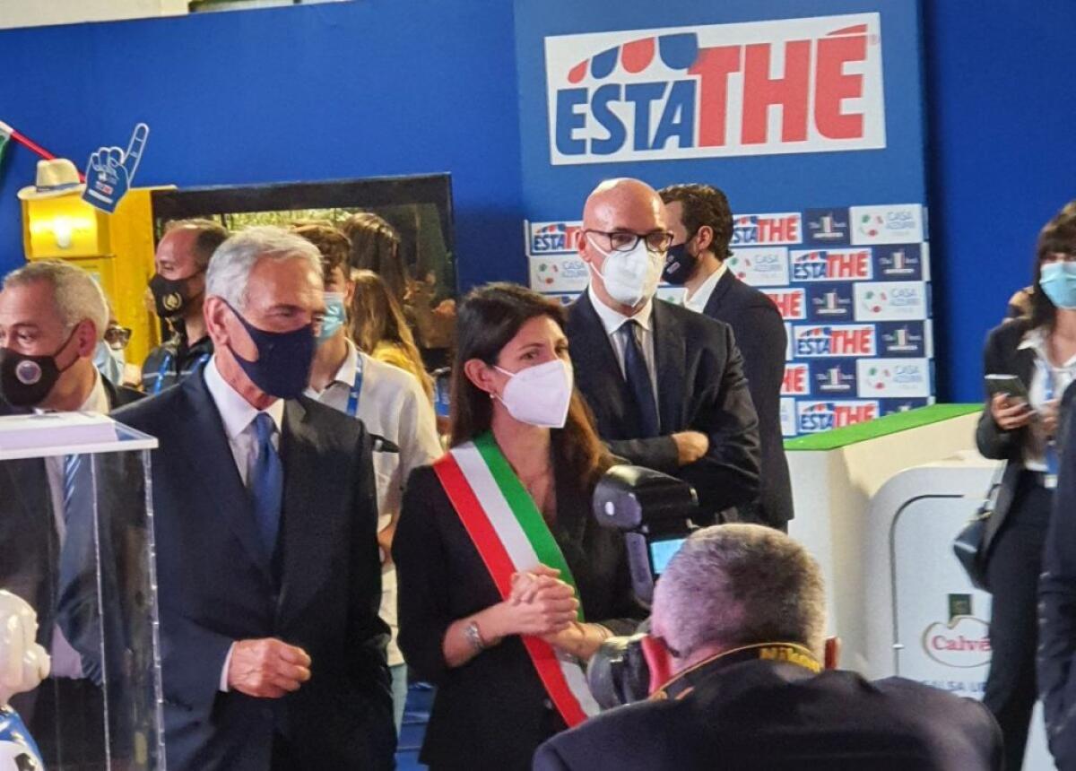 Euro2020, inaugurata Casa Azzurri a Roma - 