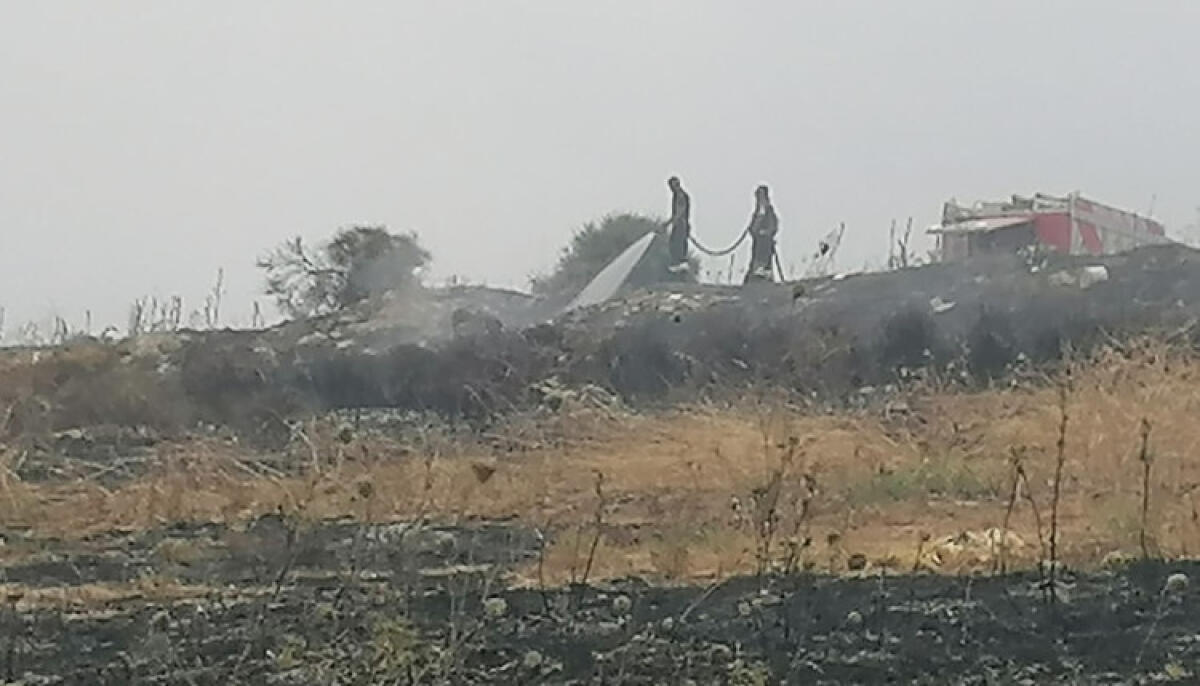 Montelungo in fiamme, roghi anche vicino alle abitazioni della zona - Le fiamme si sono propagate a Montelungo