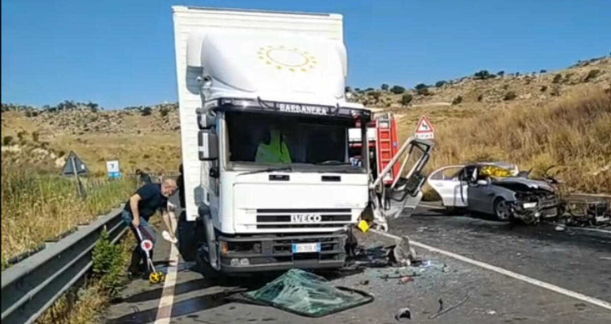 Morte sulla Gela-Catania, giovane deceduto è Mirko Di Dio: lo schianto questa mattina - Immagini Kalatnews