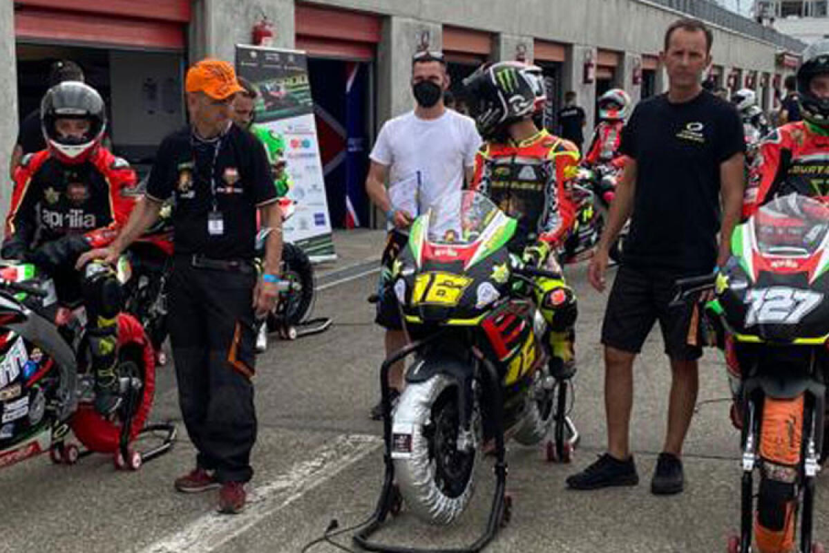 Moto, Fabiano Fiaccabrino cade a Varano dopo un avvio convincente -