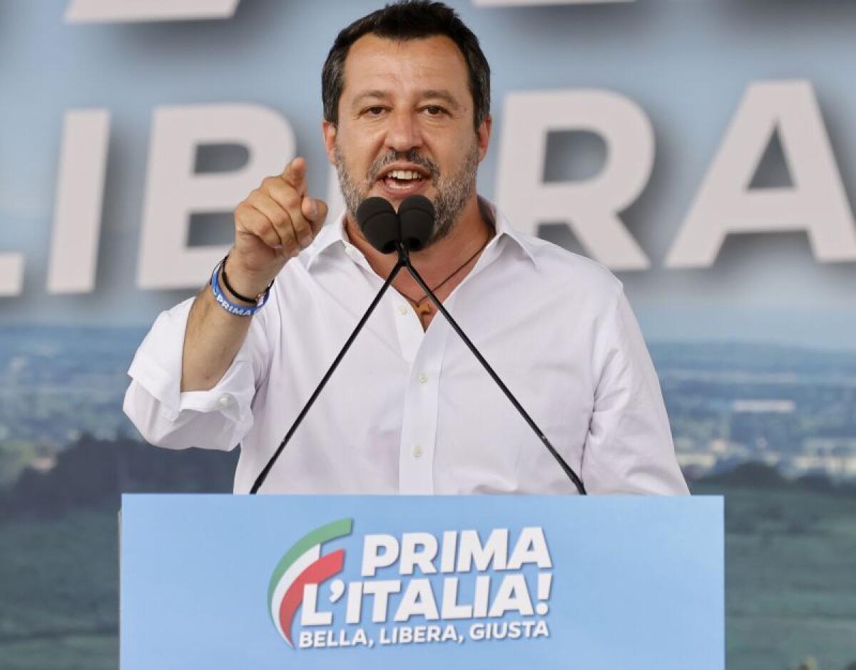 Lega manifesta a Roma, Salvini “Il centrodestra deve unirsi” - 