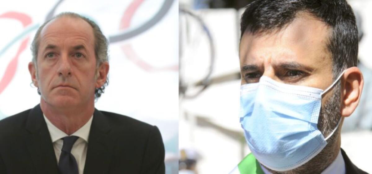 Zaia e Decaro amministratori locali più popolari in Italia - 