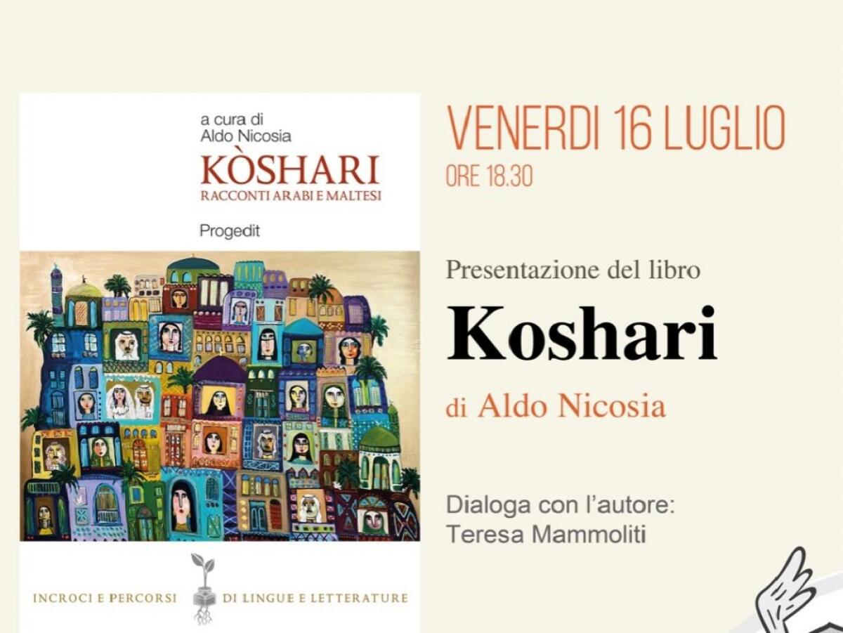 Alla Mondadori si presenta il libro Koshari - 