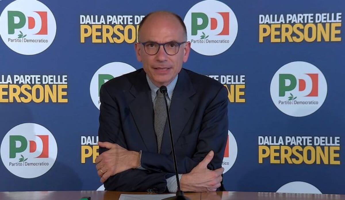 Letta “Attorno a Draghi uniti per battere le destre” - 
