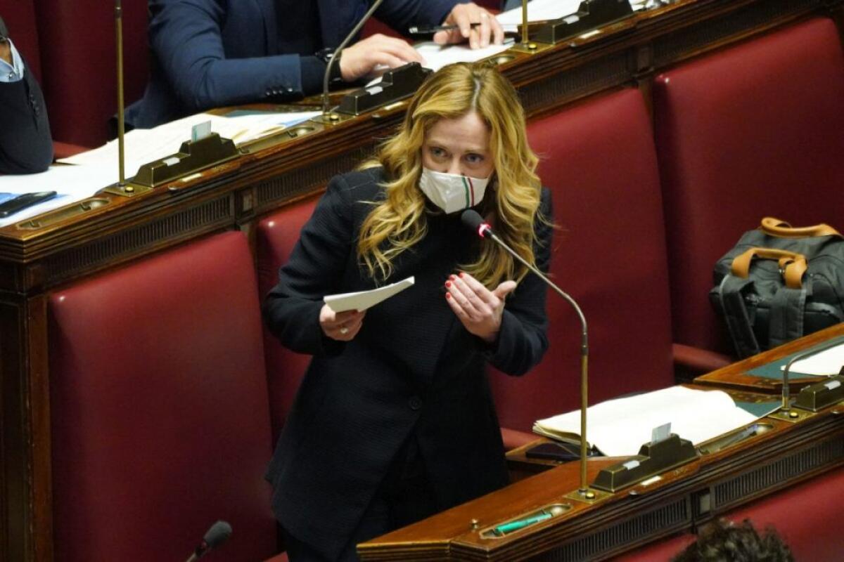 Meloni “Da Draghi parole di terrore, green pass non è libertà” -