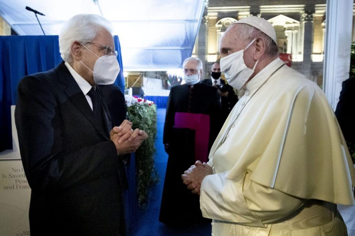 Mattarella “Per il Papa affettuoso pensiero da tutti gli italiani” - 