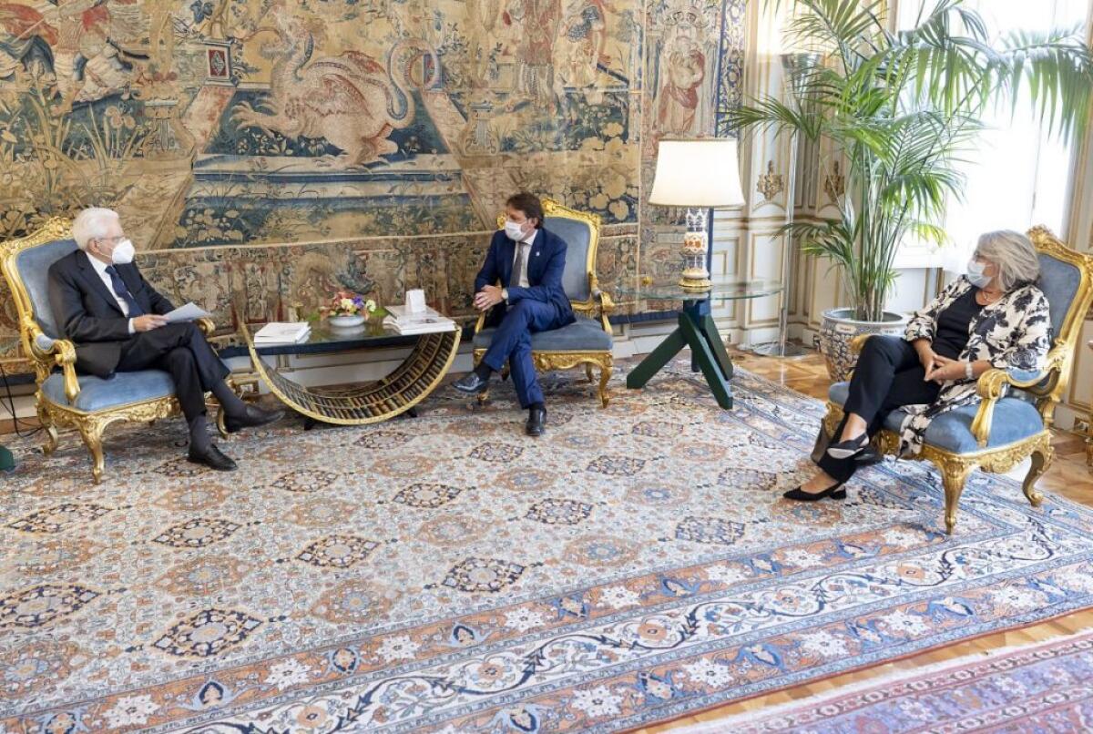 Inps, Tridico e Di Michele da Mattarella per il Rapporto annuale - 