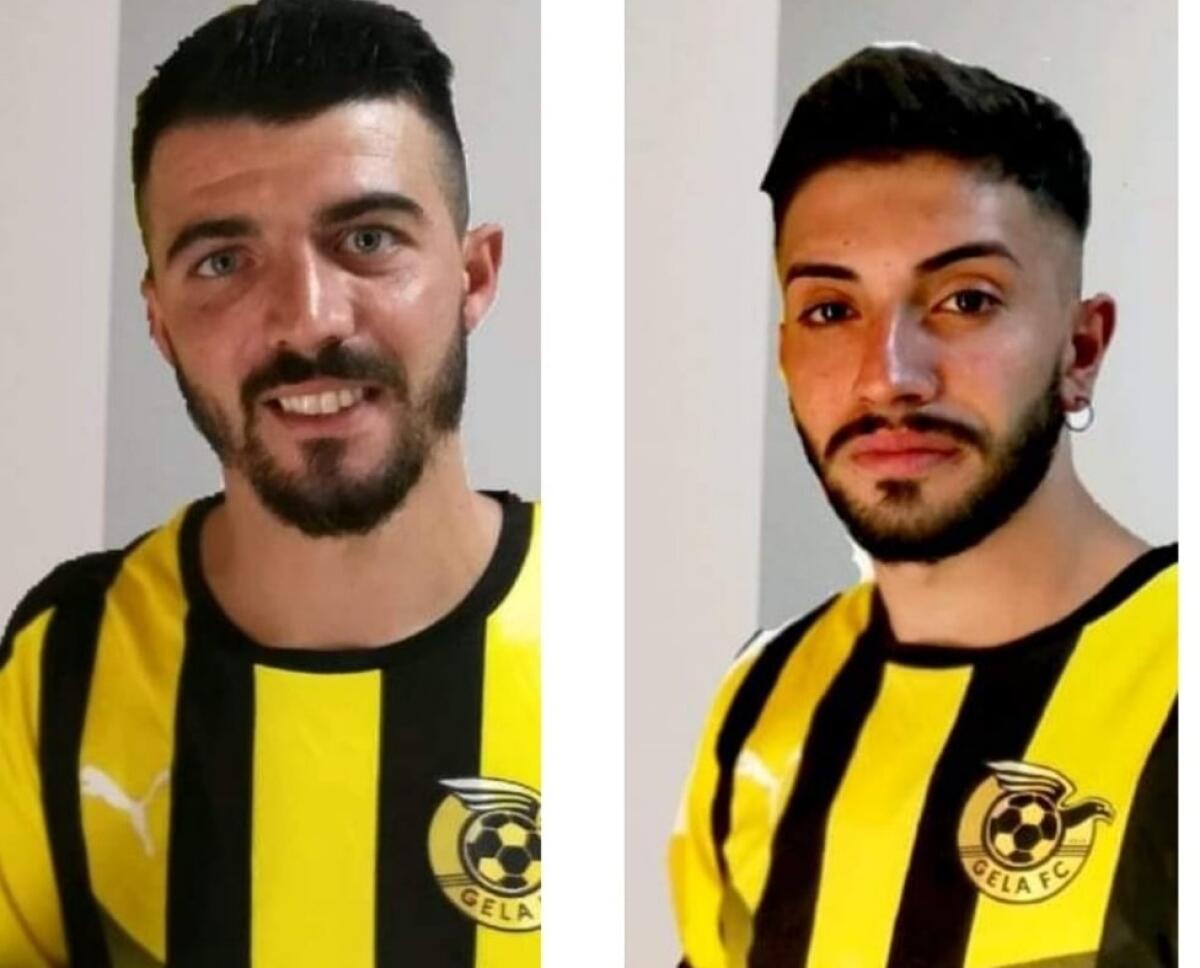 Navanzino e Giacquinta nell'attacco del Gela FC - 