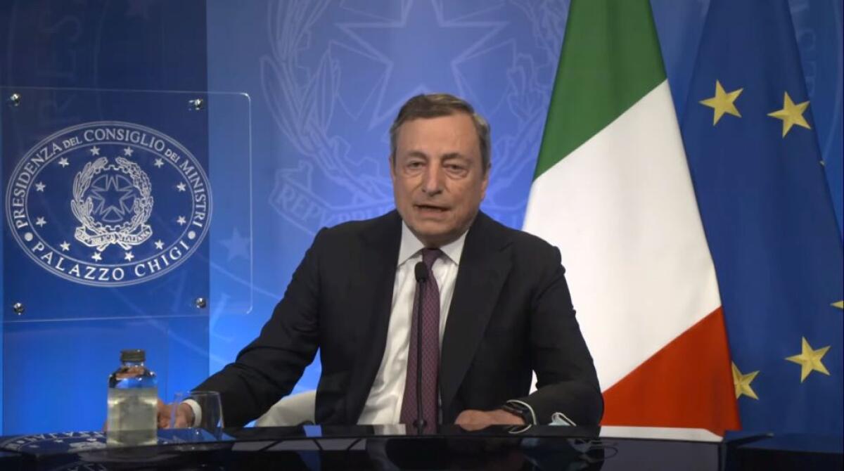 Soft Power Conference, Draghi”Transizione ecologica e cultura centrali” - 