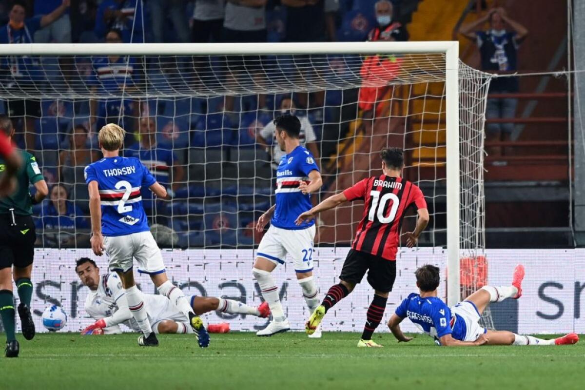 Milan vince in casa Samp, decide Brahim Diaz - 