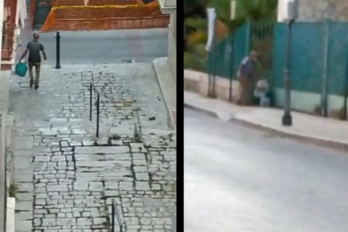 Lascia la spazzatura davanti la villa comunale ma viene ripreso dai cittadini - 