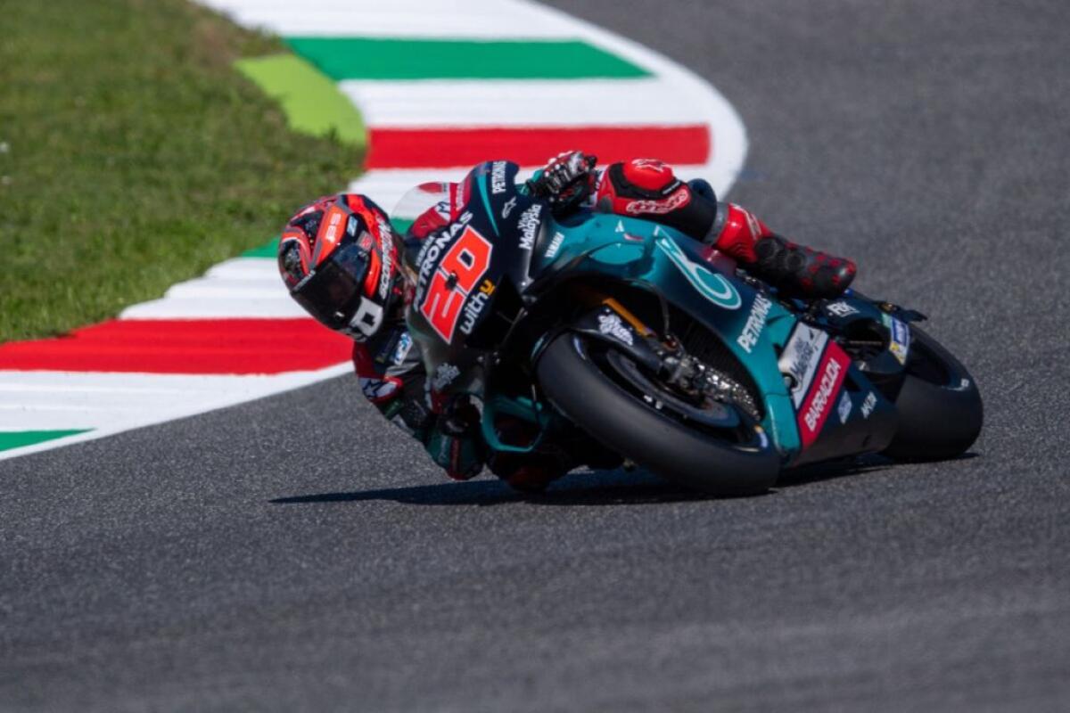 Quartararo miglior tempo nelle prove libere a Silverstone, Rossi 10° - 