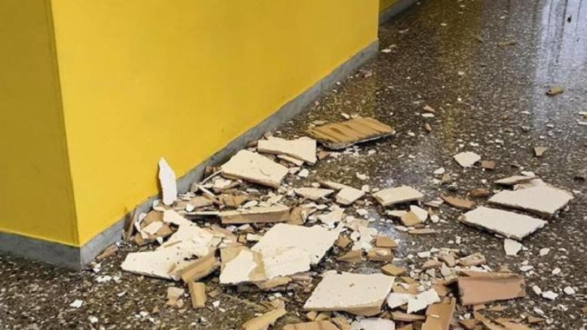 Cedimento alla "Solito", problemi ad un solaio: sopralluogo per valutare le cause - Immagini di repertorio