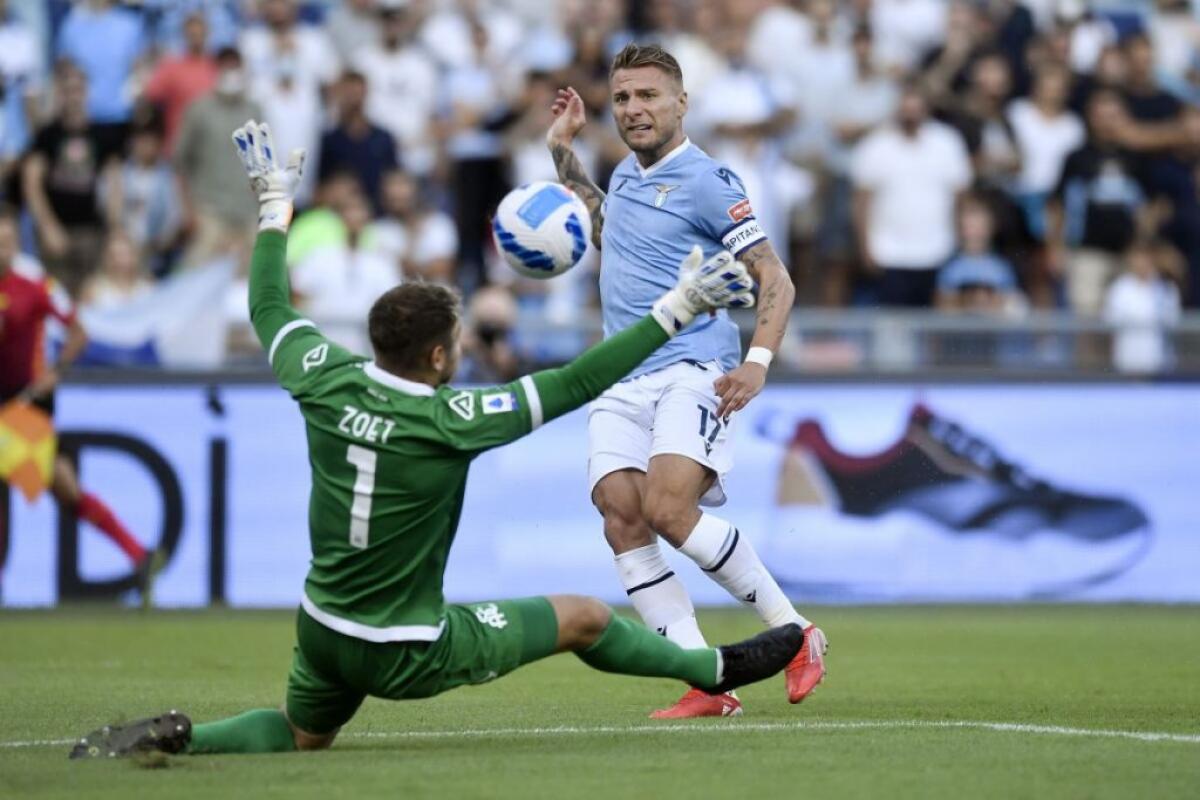 Lazio a valanga sullo Spezia, 6-1 con tripletta Immobile - 