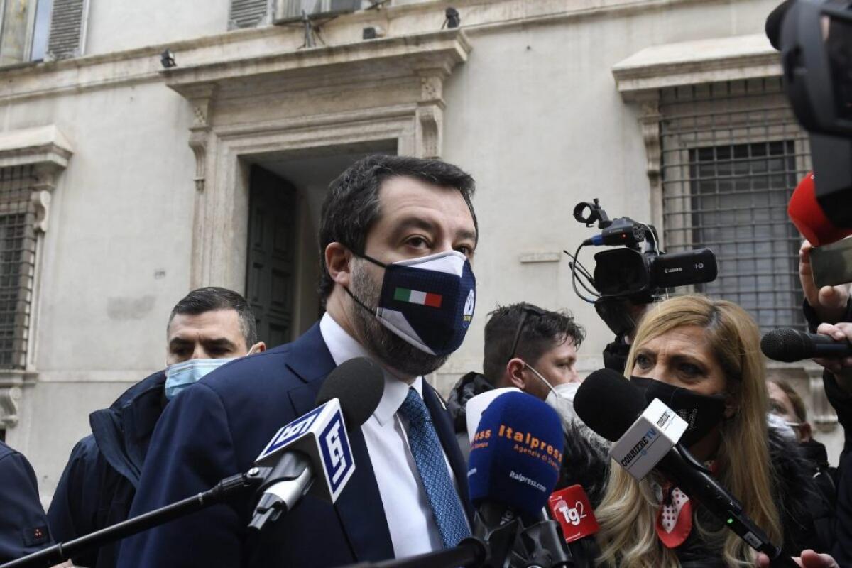 Giustizia, Salvini “Nel Pd c’è chi non vuole dare parola ai cittadini” - 