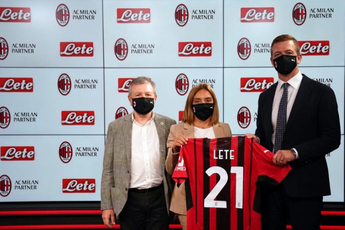 Al via nuova partnership tra Milan e Acqua Lete - 
