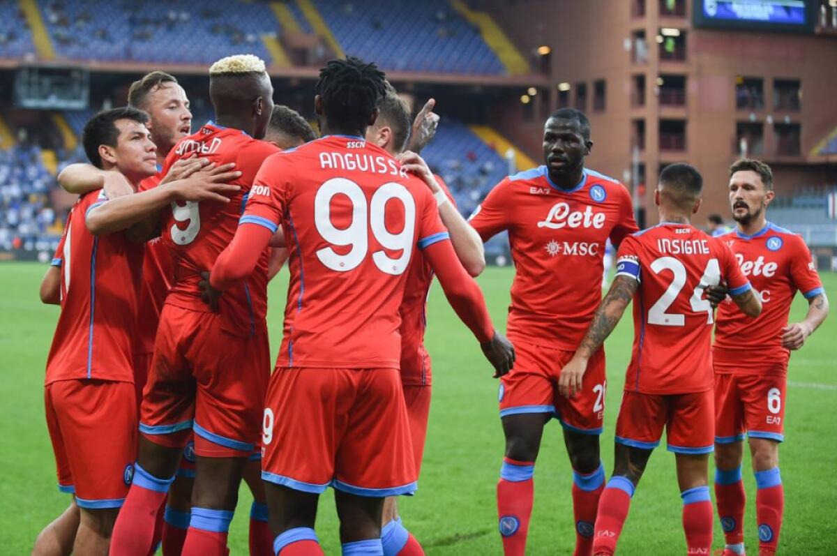 Napoli a punteggio pieno, al Ferraris 4-0 alla Samp - 