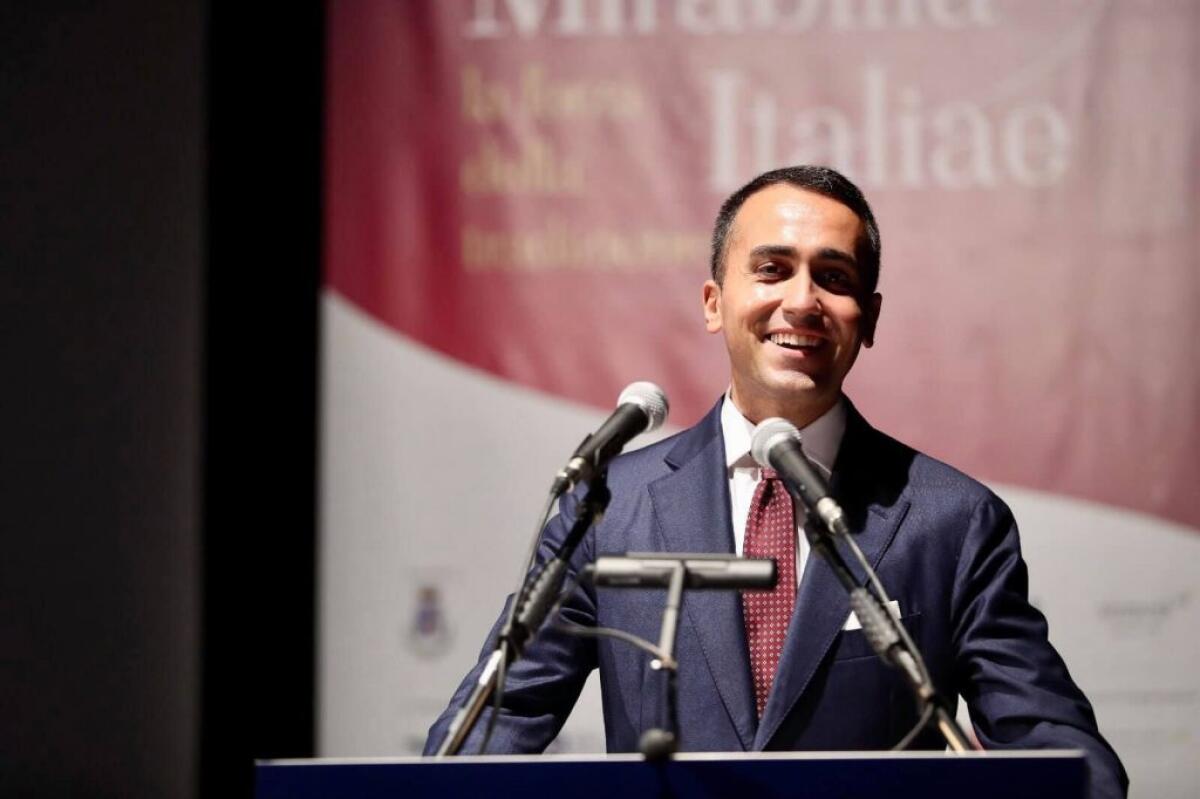 Di Maio “Export in Italia +22,8%, superiore a Germania e Francia” - 