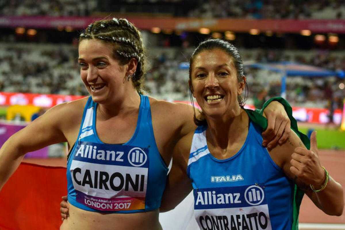 Contrafatto in finale nei 100 metri alle paralimpiadi, tre azzurre con i tempi migliori - Caironi e Contrafatto 
