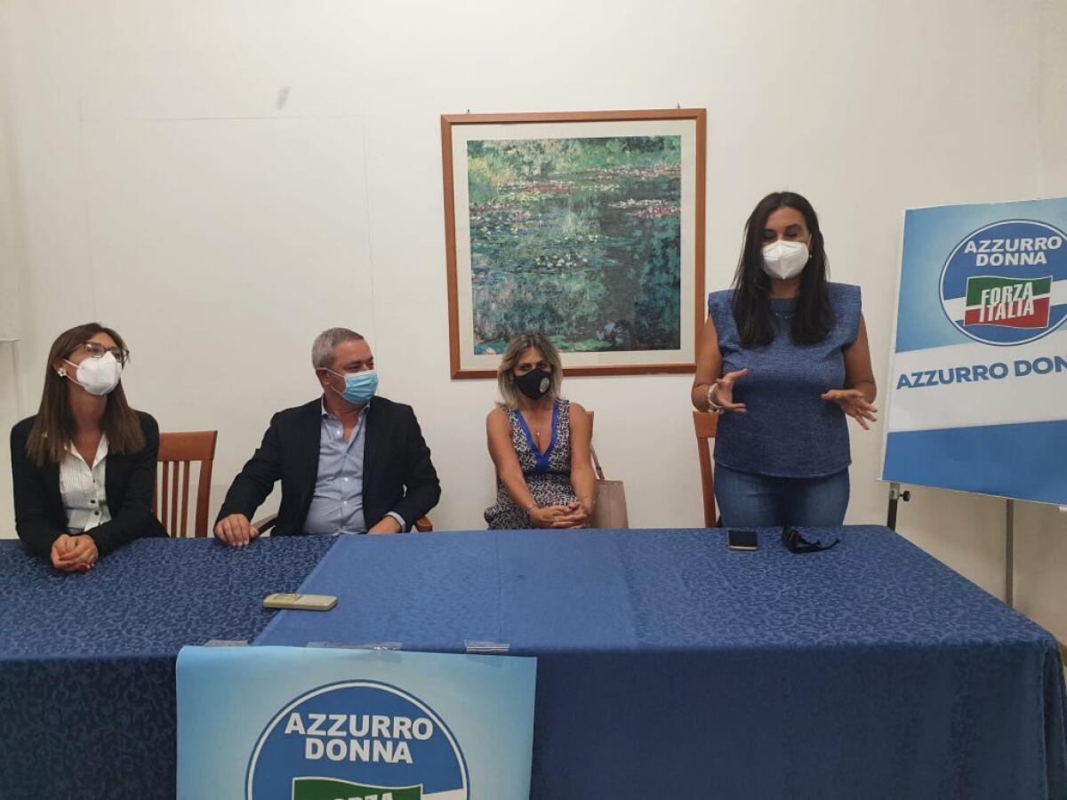 Agati alla guida di 'Azzurro donna', Mancuso: "Massima disponibilità con la giunta" - Mancuso con Gnoffo, Testone e Agati