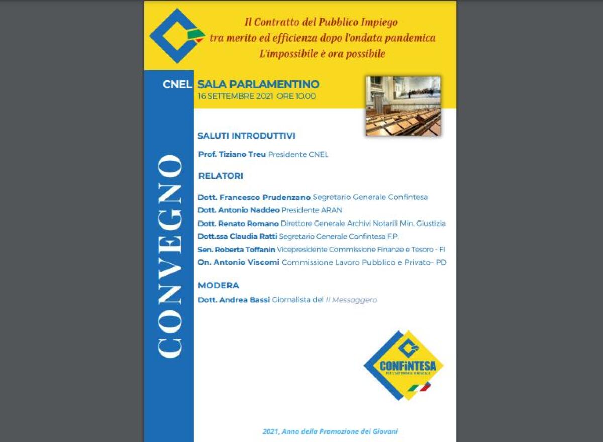 Quadri e professionalità PA, da Confintesa proposte per l’efficienza - 