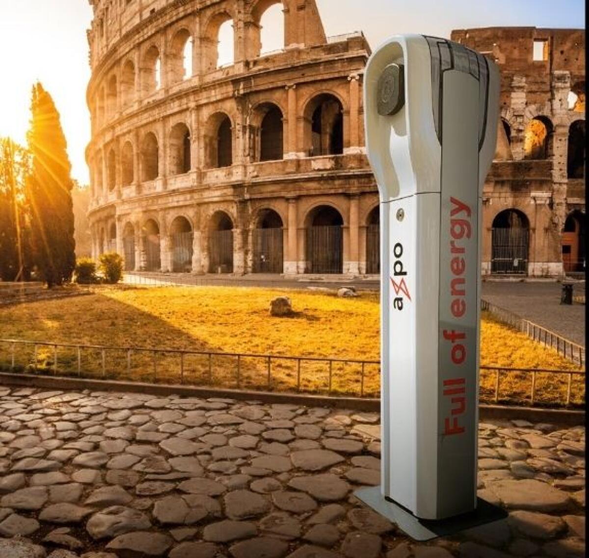 Mobilità elettrica, a Roma le stazioni di ricarica di Axpo Italia - 