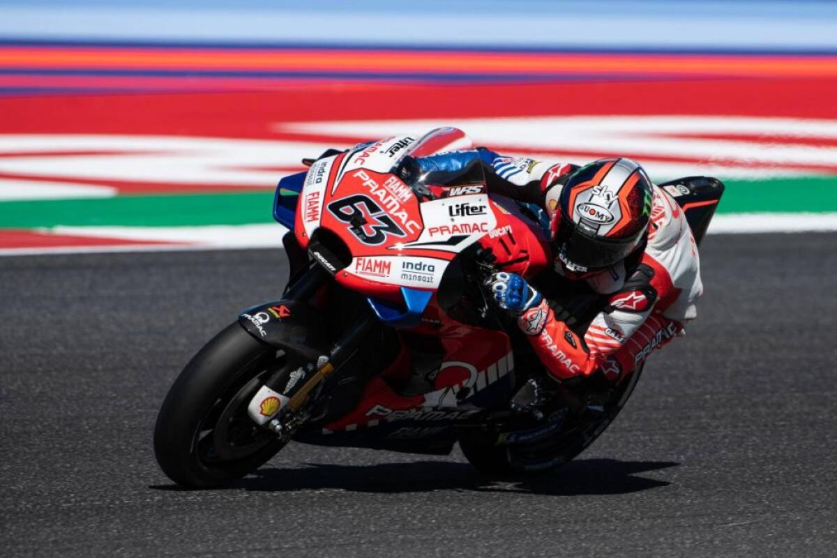 Doppietta Ducati a Misano, pole Bagnaia davanti a Miller - 