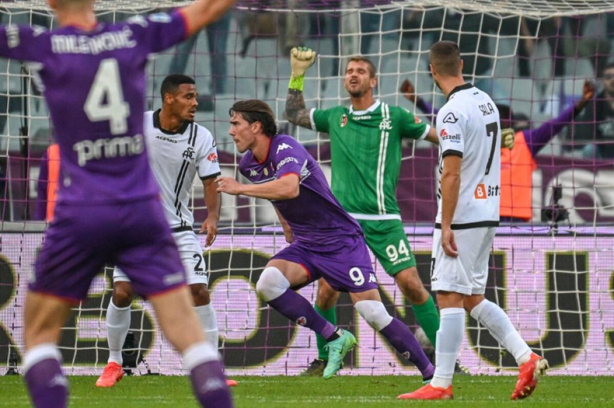 Tris Vlahovic e Spezia ko, l’Empoli vince al Mapei Stadium - 