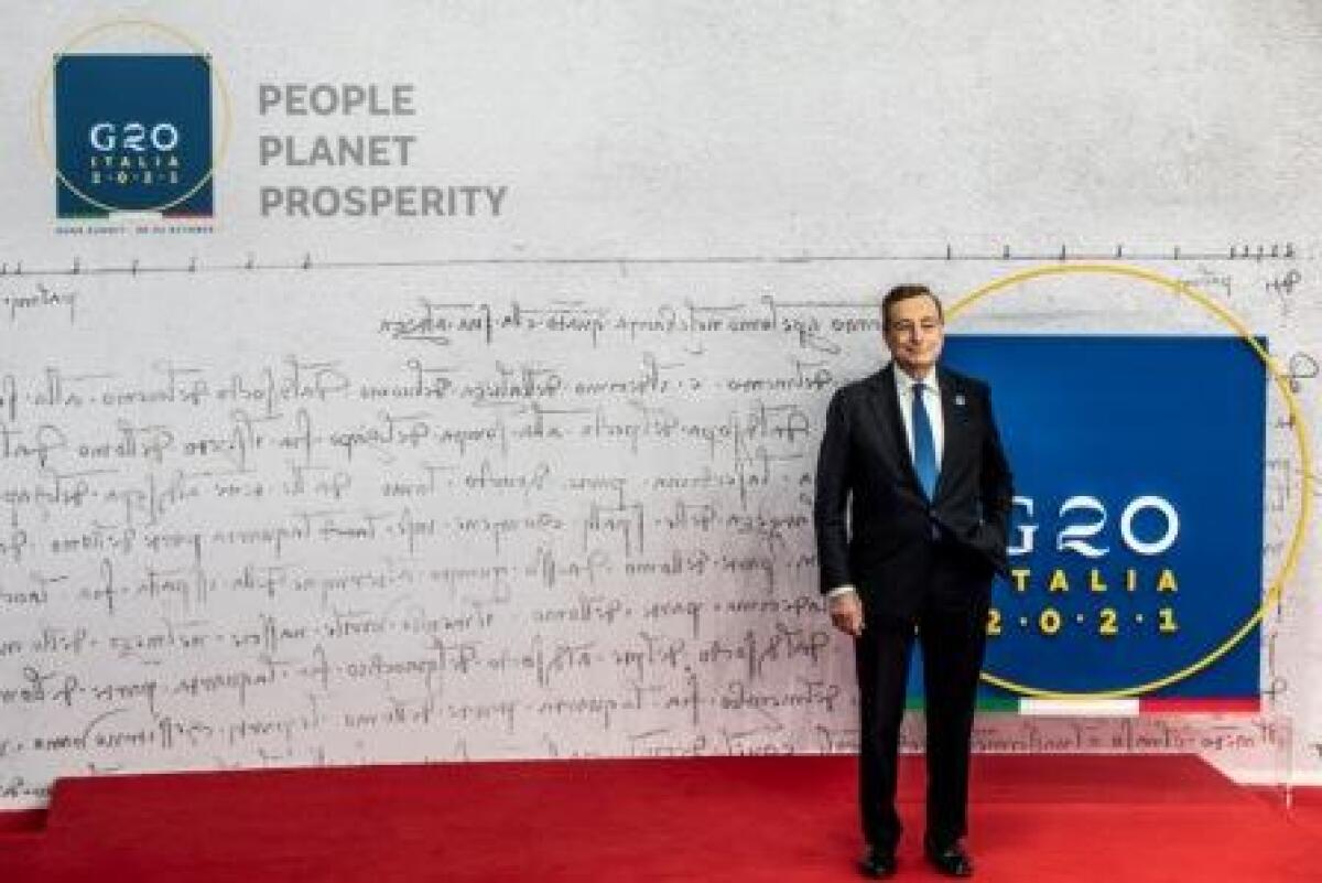 G20, Draghi “Impegno su clima non più rinviabile” - 